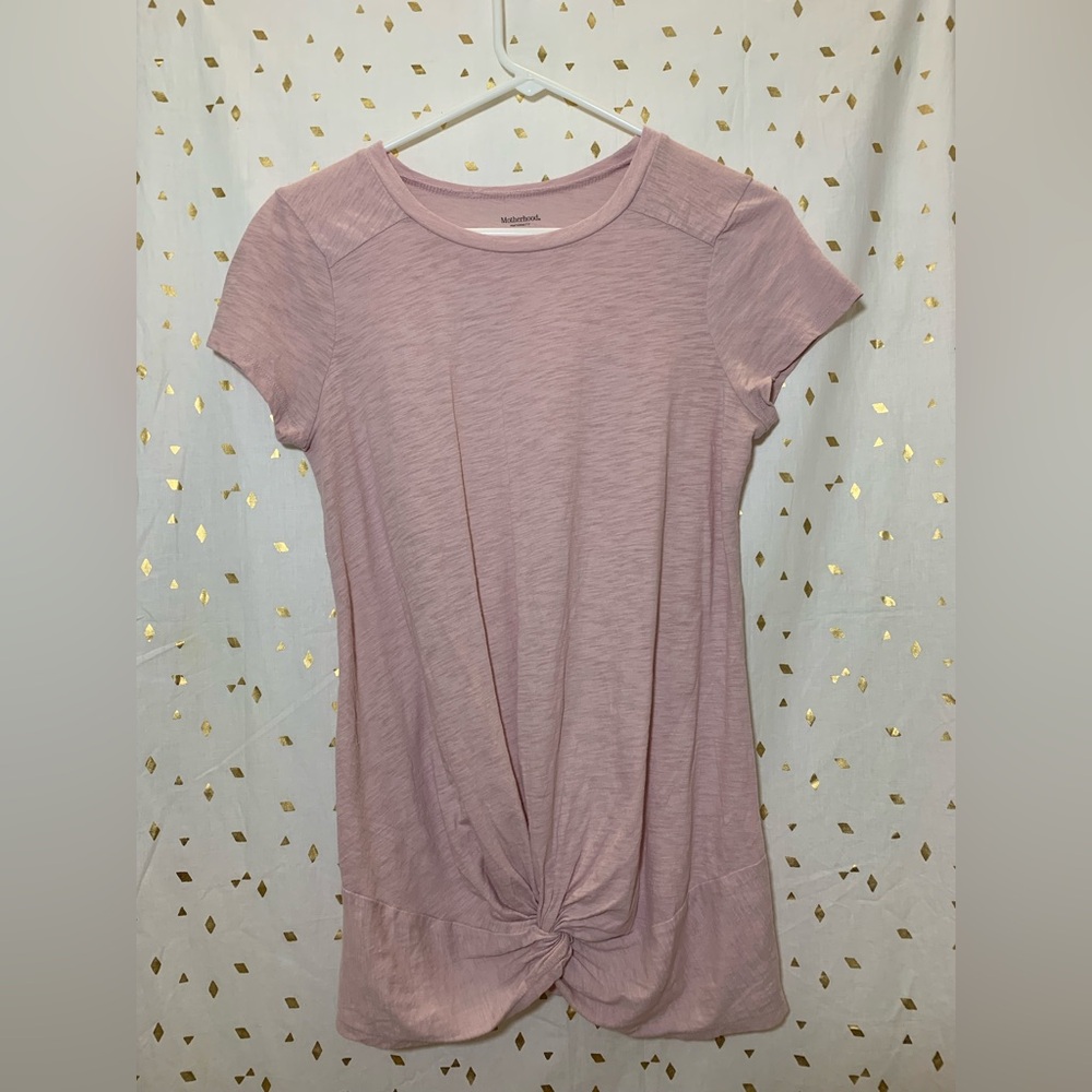A Pea in the Pod pink maternity shirt - size small